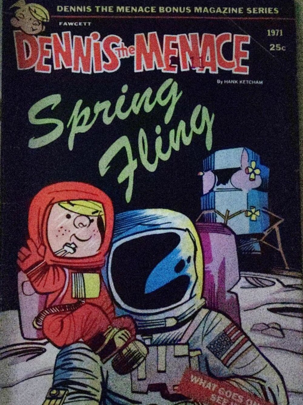 Vintage Extra Large Copy of Dennis the Menace #89 Published in 1971